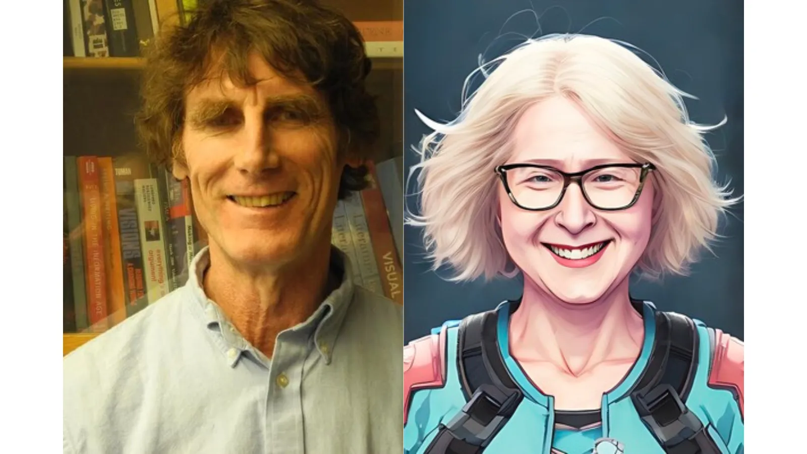 Jim Phelan and Robyn Warhol