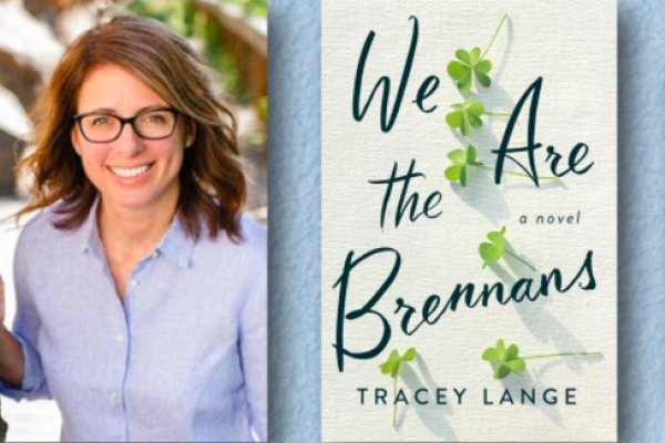 Author Tracey Lange and her book, "We Are the Brennans"